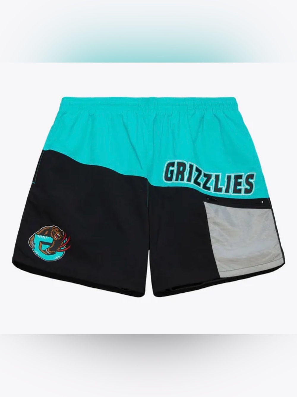 Mitchell & Ness Teal Men's Black Vancouver Grizzlies Hardwood Classics Utility L
